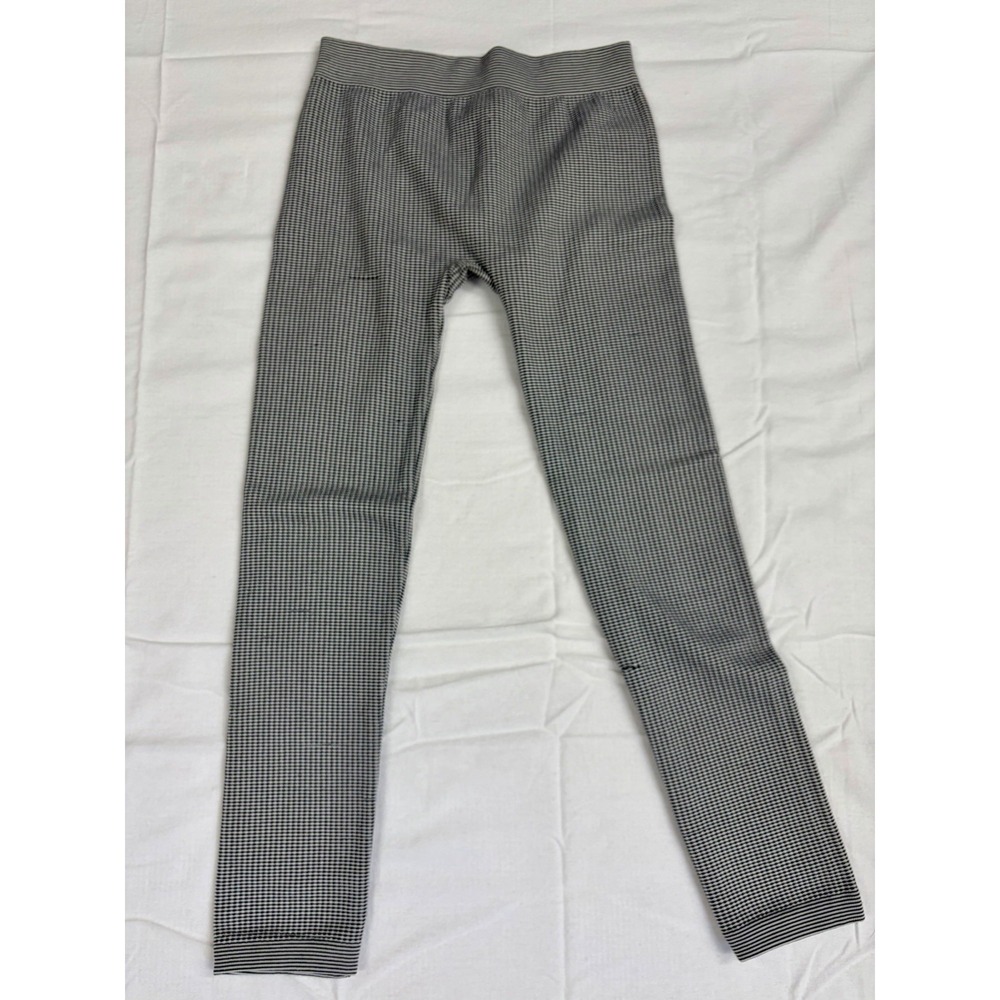 Women's Charlotte Russe Size M/L Black And white Striped Leggings